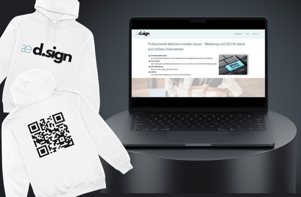 firmen-und-vereine individuelle Kleidung mit QR-Code für Firmen und Vereine