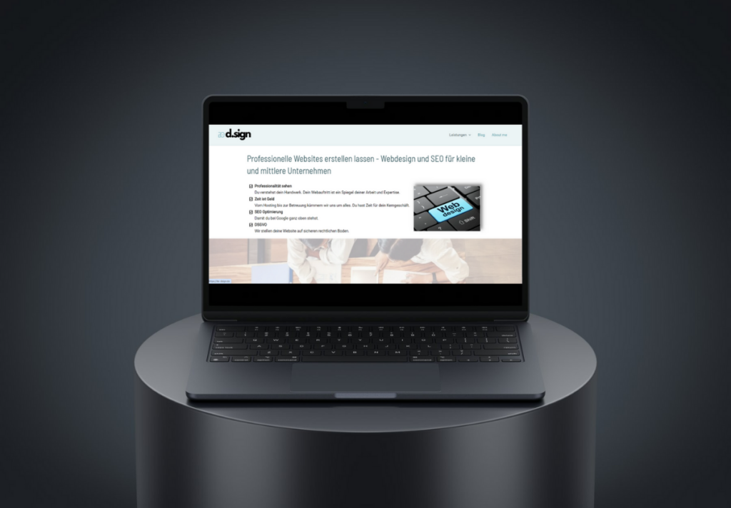 be_dsign_mockup be d.sign - Wir erstellen und pflegen deine individuelle Website!