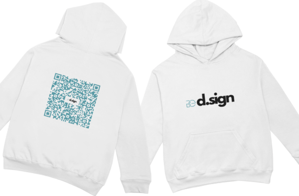 dynamische QR-Codes - Pullover mit Code und Logo