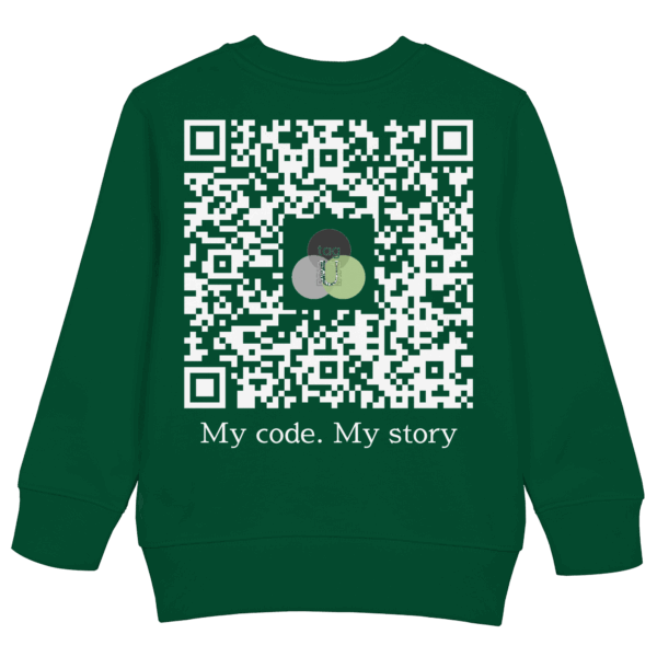My Code. My Story - Kids Basic Sweatshirt – Bild 2