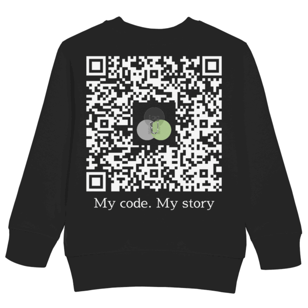 My Code. My Story - Kids Basic Sweatshirt – Bild 3