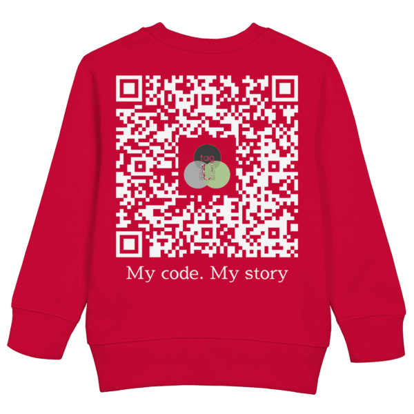 My Code. My Story - Kids Basic Sweatshirt – Bild 4